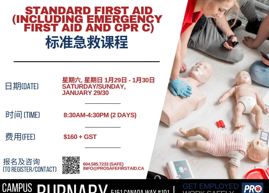 Standard First Aid In Mandarin and English